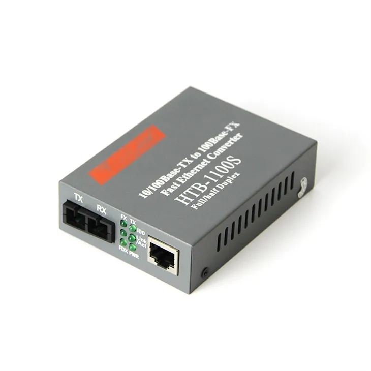 OEM 10/100M 1550nm RJ45 Gigabit Ethernet Fiber Optic Media Converter